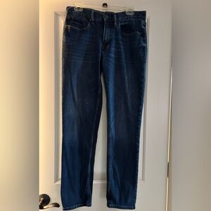 Banana Republic Men's Straight Jeans in Deep Blue Slim Fit